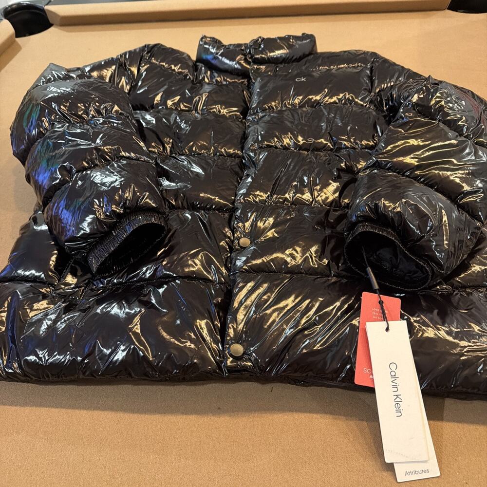 Calvin Klein Men's Puffer Jacket/Large/Blk/7F Degrees Warmth Factor CM152963